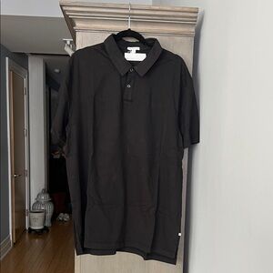 James Perse Charcoal Polo Shirt